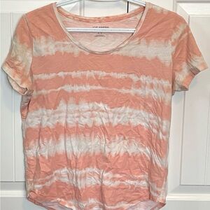 Joe Fresh Women's Peach Tie-Dye Tee
